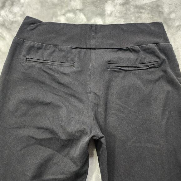 Maurices Pants Womens M Black Pull On Low Rise Skinny Crop Capri Stretch Chino - Picture 3 of 10